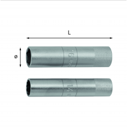 Douilles pour bougies 16 mm...