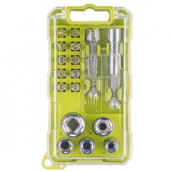 Coffret de vissage 15 pièces RAK15SSDC RYOBI