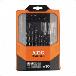 AEG coffret 30 accessoires de percage et vissage 4932430410