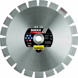 Disque Diamant Shoxx As 13 -- Samedia - Ø 350 mm / AL : 20 mm / Haut. segment : 13 mm