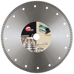 Disque diamant jante continue D. 180 x Al. 30/25,4/22,23 x Ht. 7 x ép. 1,4 mm. Granit - 910180 - LEMAN