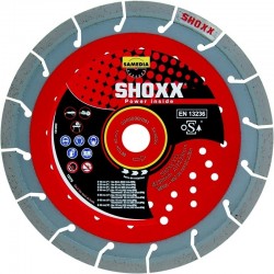 DISQUE DIAMANT MIXTE , 230 mm ,  BETON + MATERIAUX DE CONSTRUCTION ,  SAMEDIA SHOXX X13  310 069