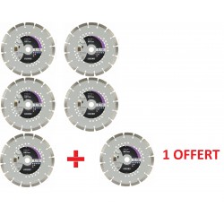 Lot de 5 Disques diamants +...