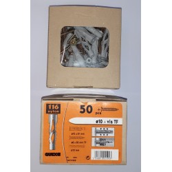 Boite 50 chevilles nylon116...